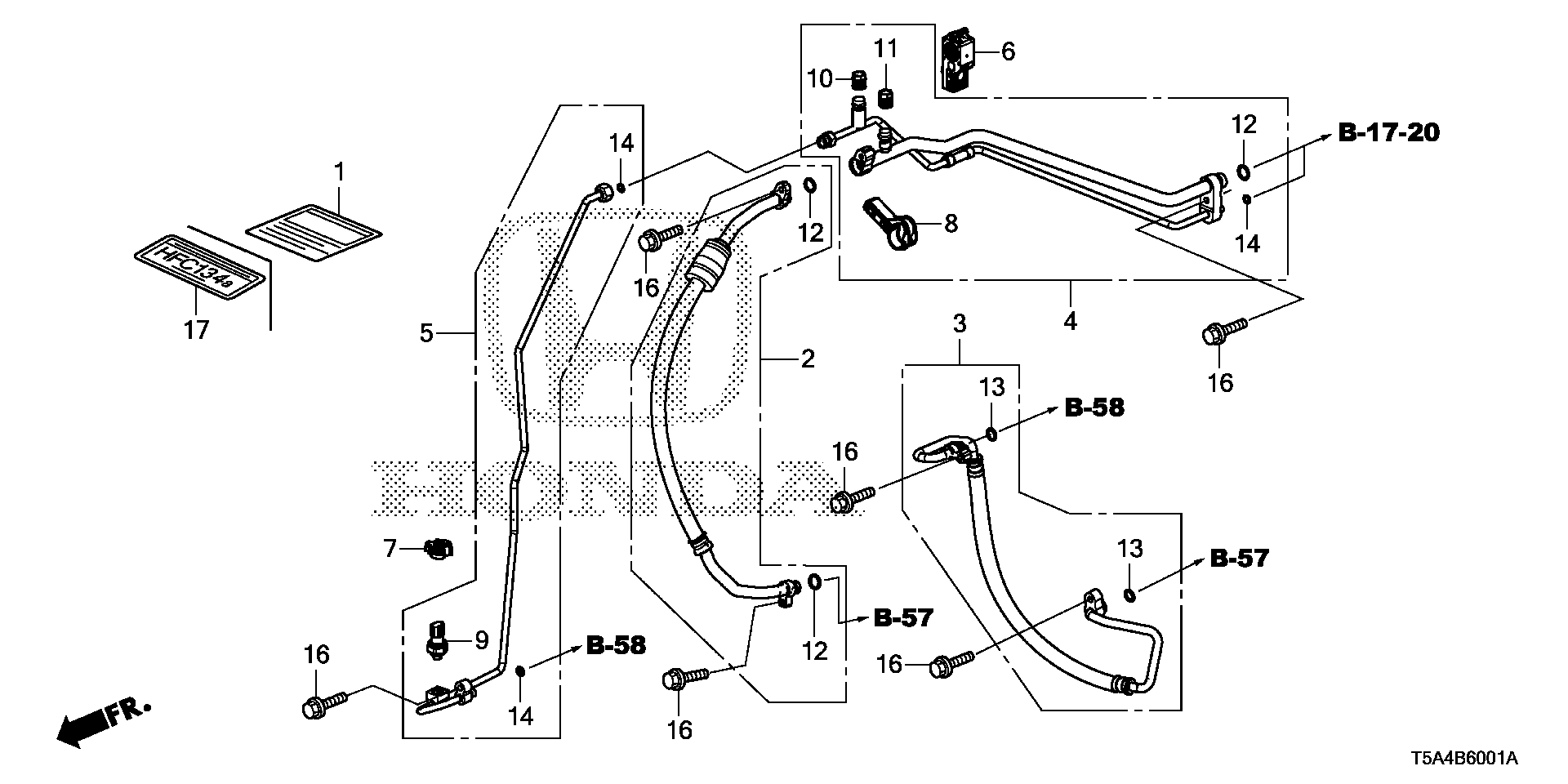 Diagram HOSES@PIPES (2) for your Honda Fit  