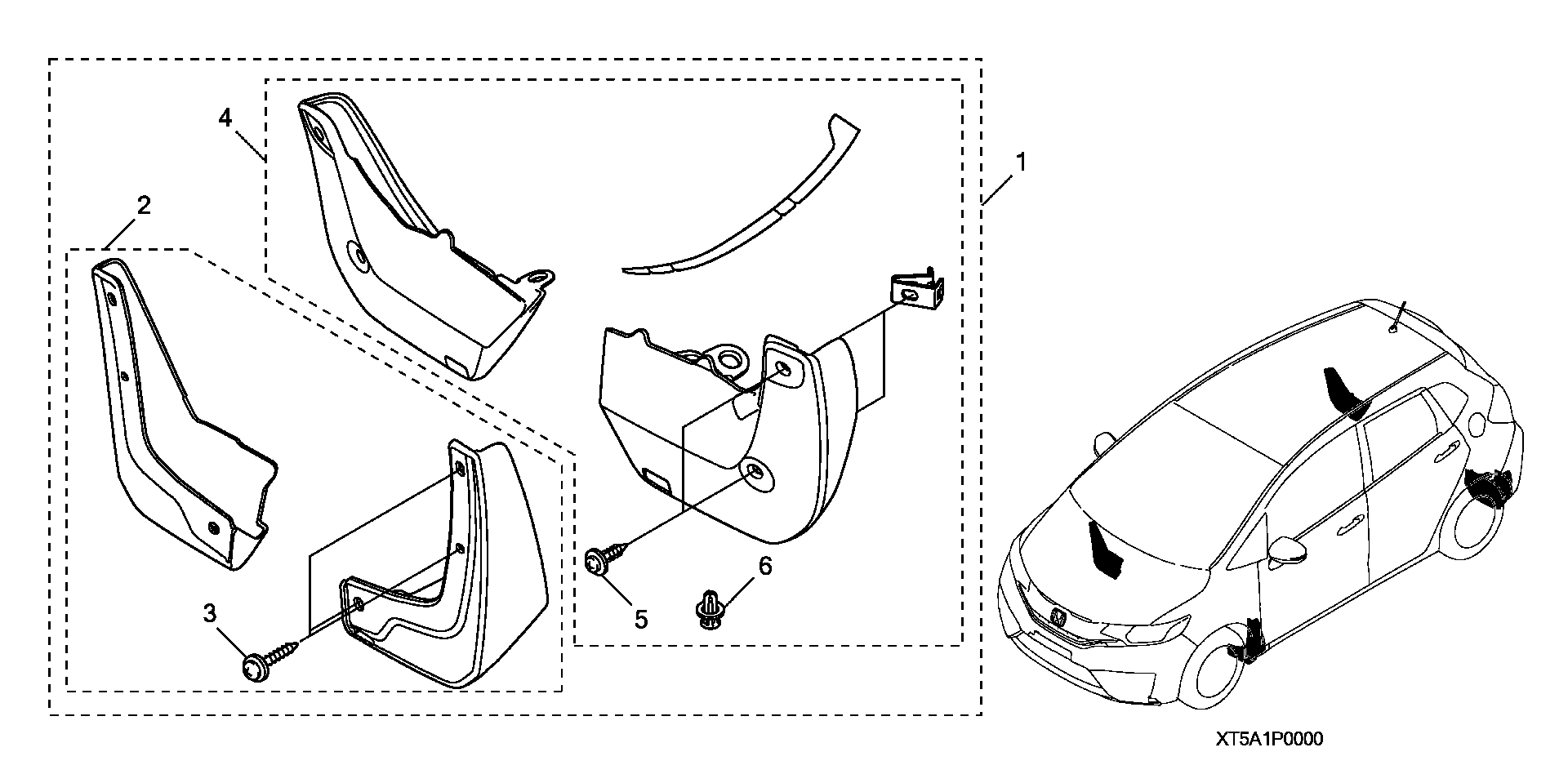 Full size assembly image of SPLASH GUARDS (1/1)