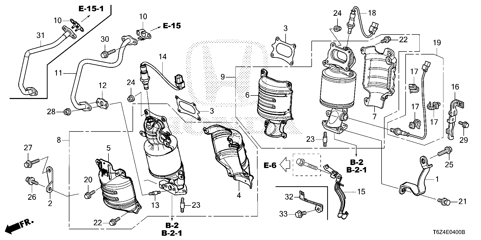 Diagram CONVERTER for your Honda