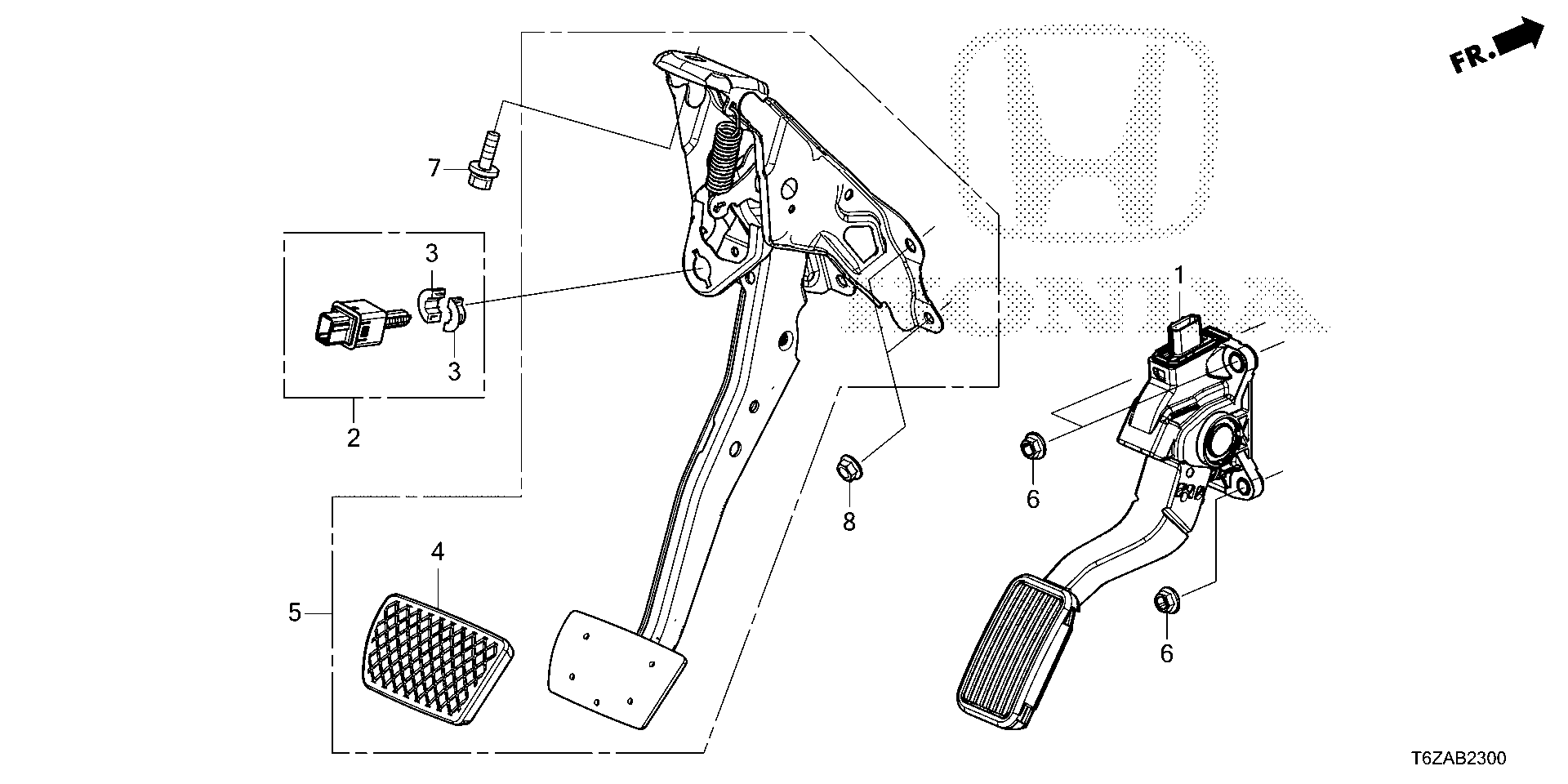 Full size assembly image of PEDAL (1/1)
