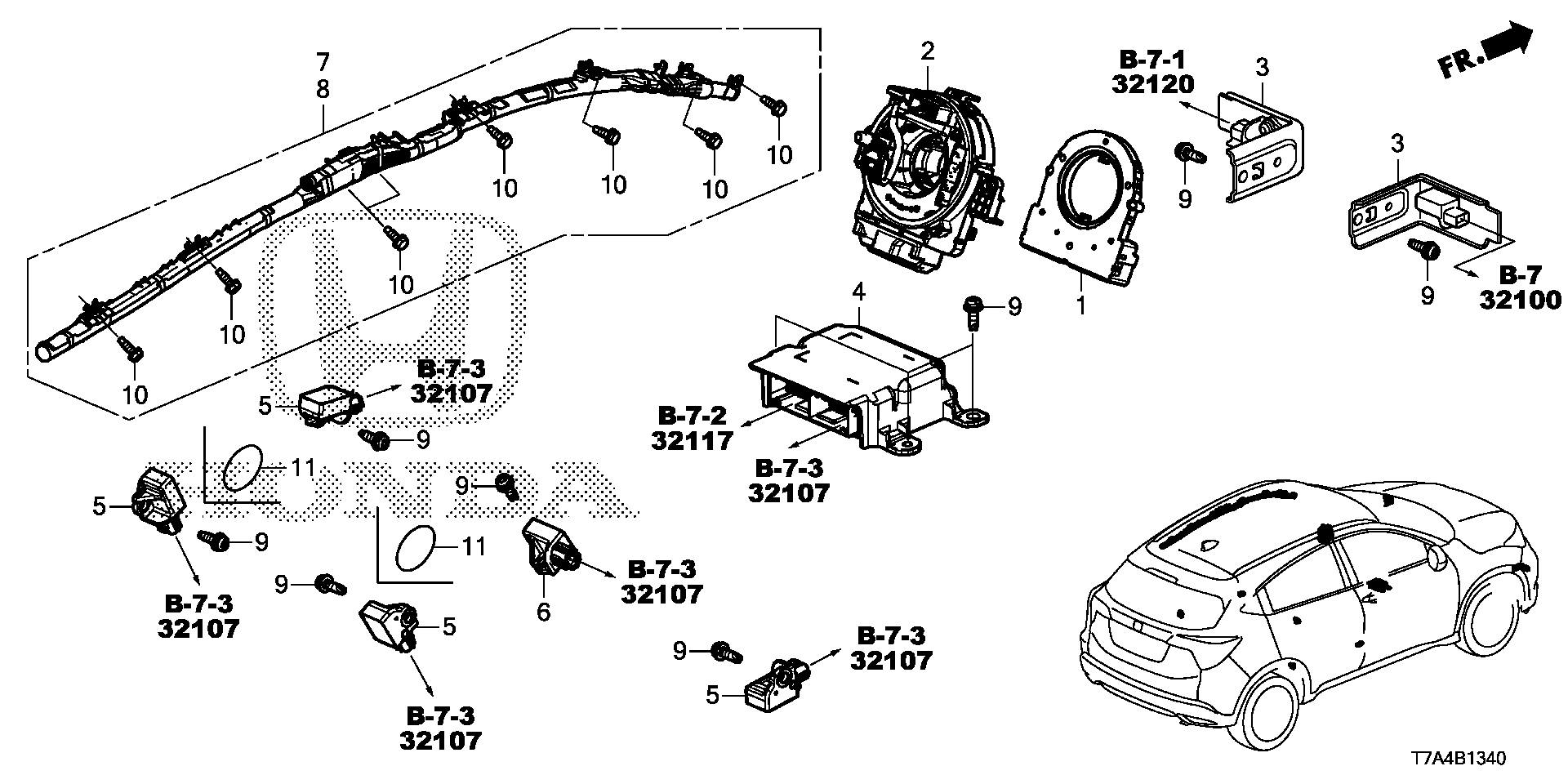Full size assembly image of SRS UNIT (1/1)