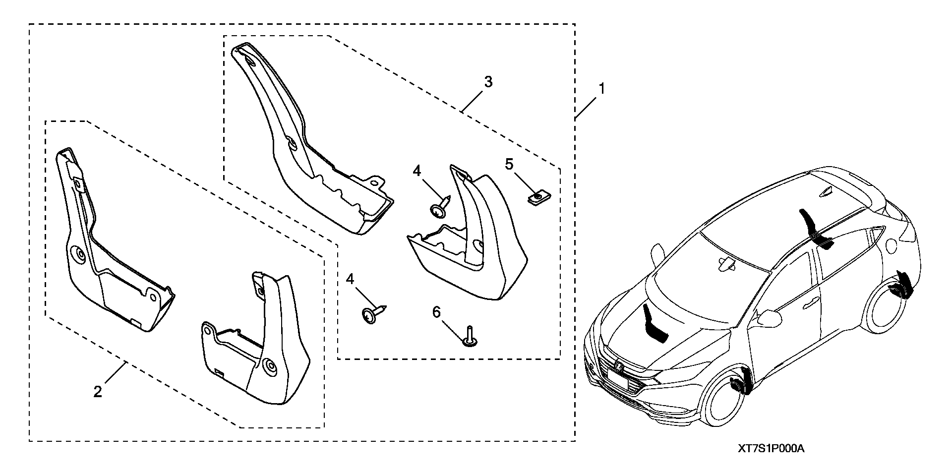 Full size assembly image of SPLASH GUARDS (1/1)