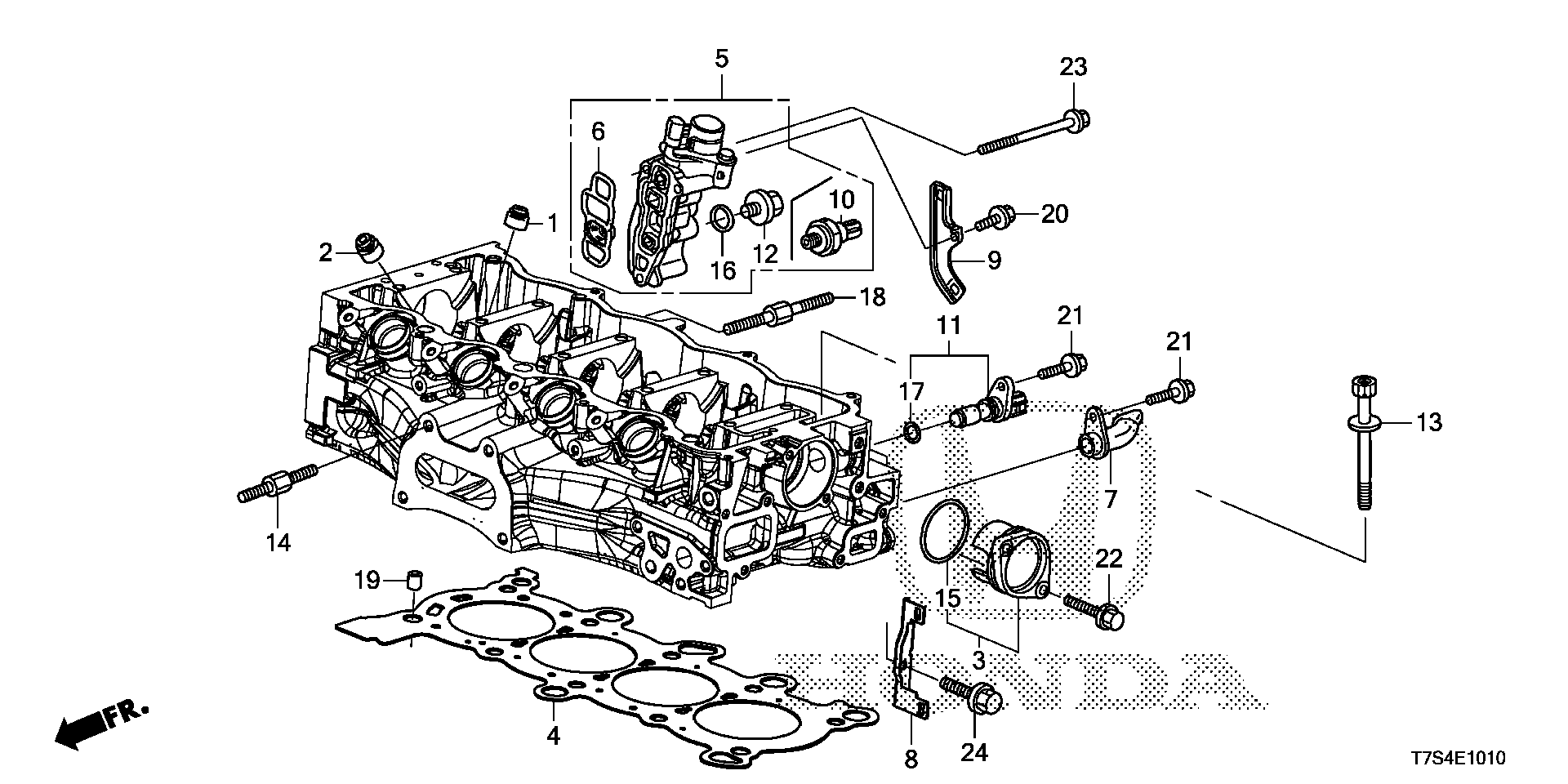 Diagram SPOOL VALVE for your 2017 Honda HR-V   