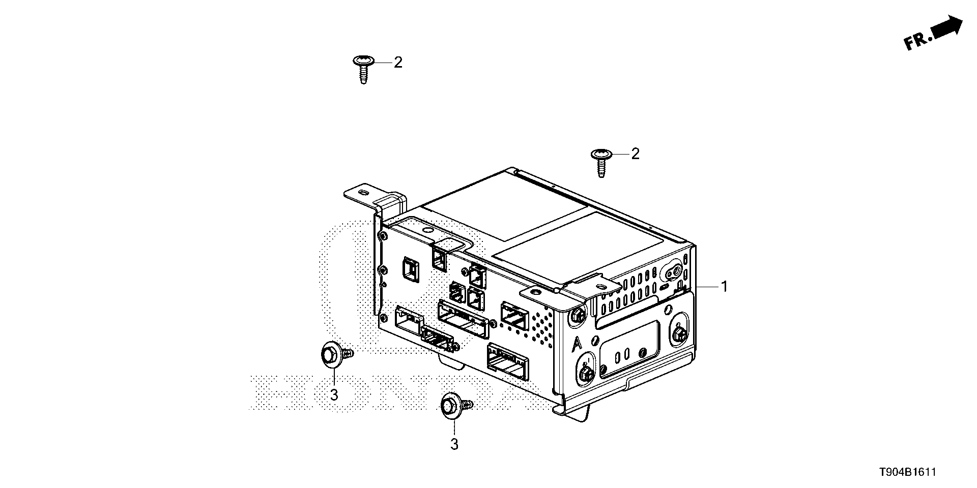 Diagram AUDIO UNIT (2) for your 2004 Honda Civic   