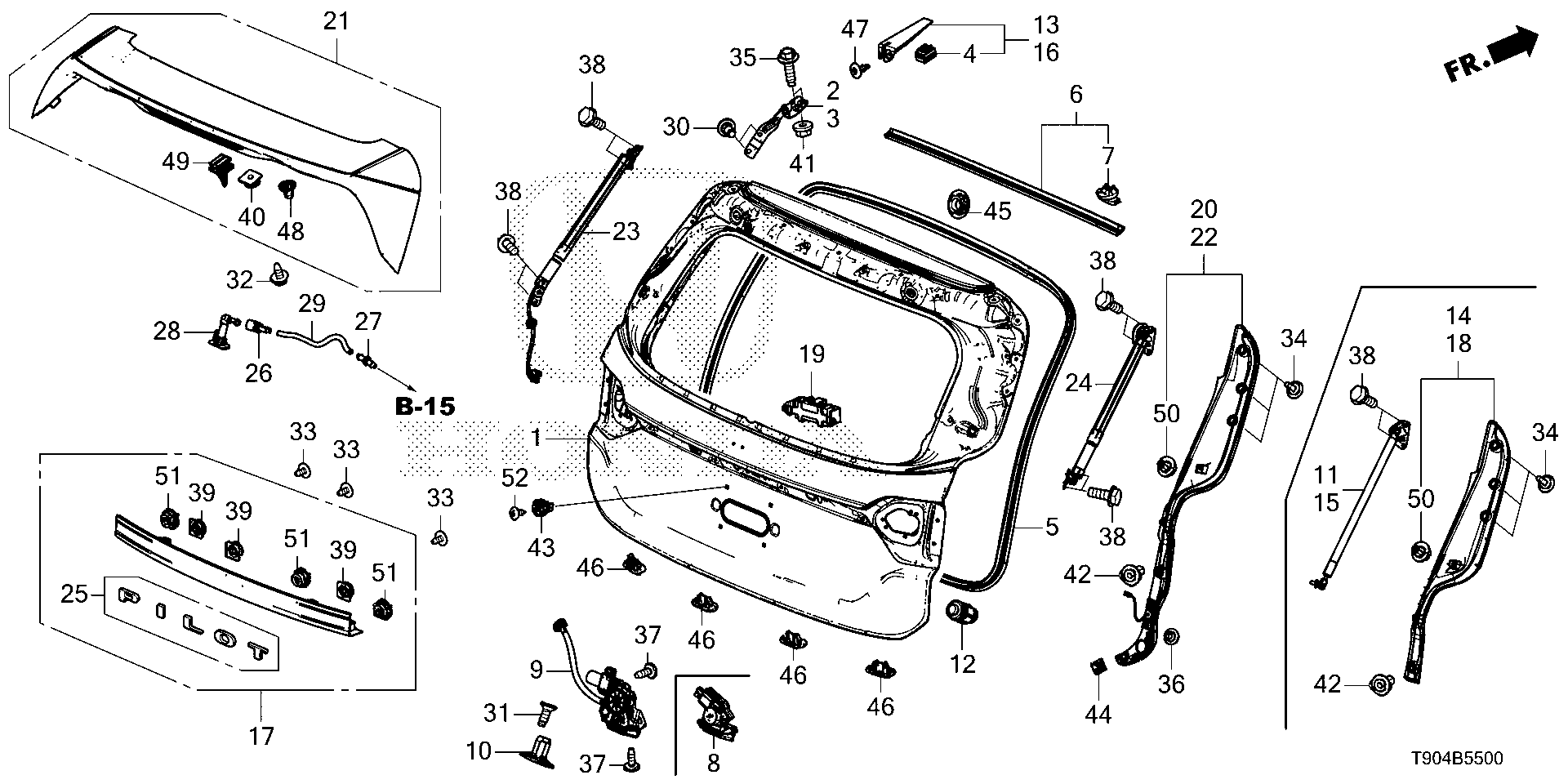 Full size assembly image of TAILGATE (1/1)