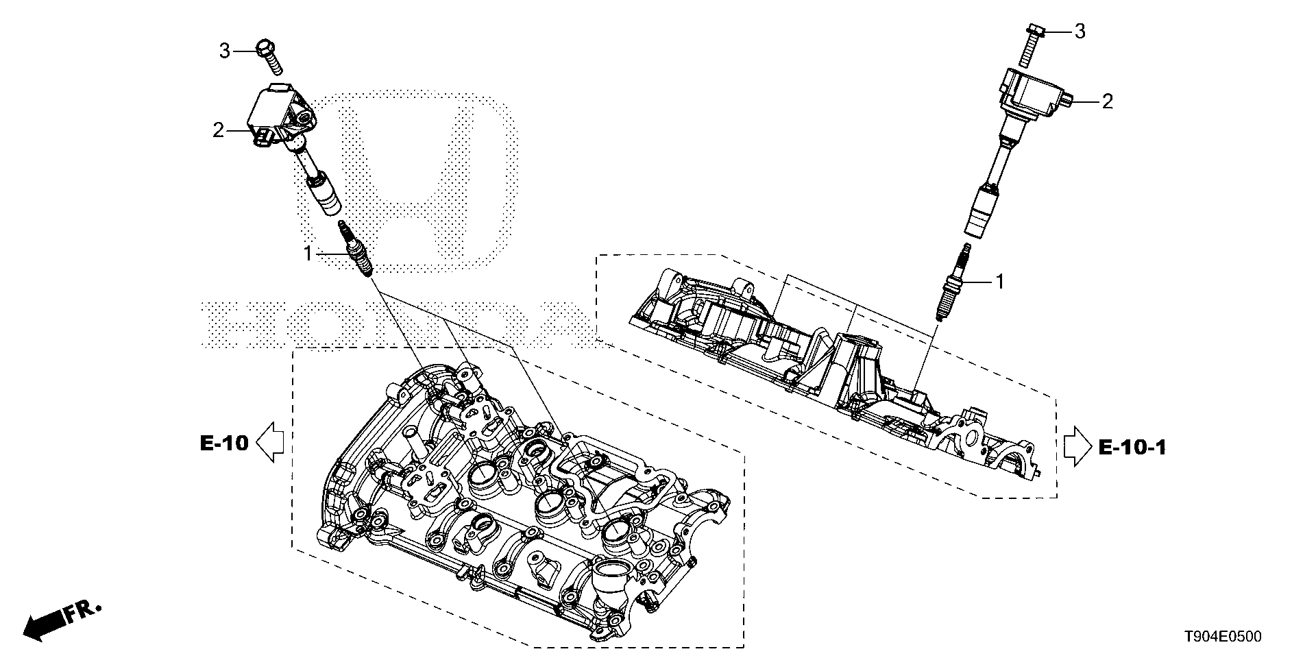 Full size assembly image of PLUG TOP COIL@SPARK PLUG (1/1)