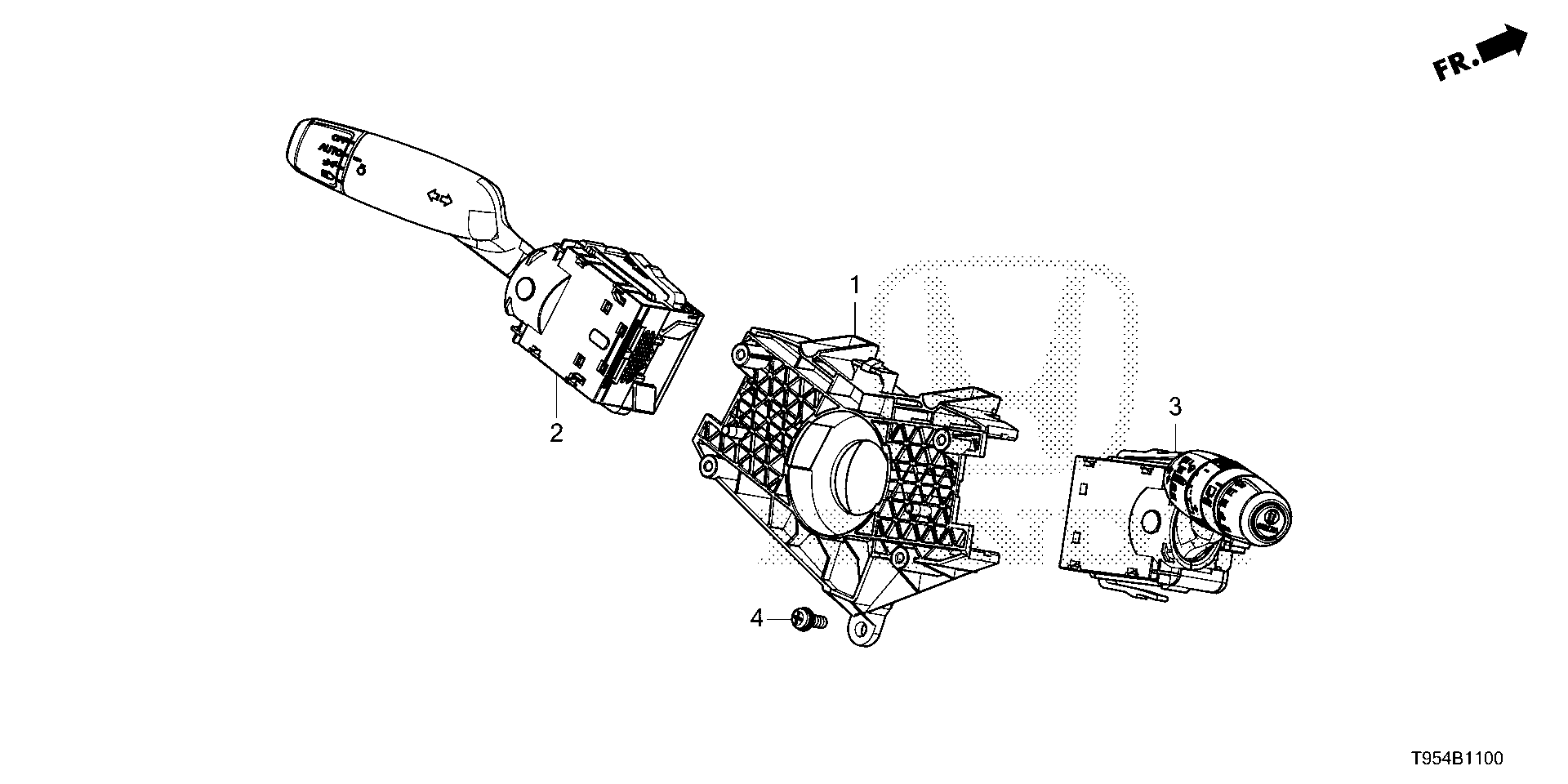 Diagram COMBINATION SWITCH for your Honda CR-V  