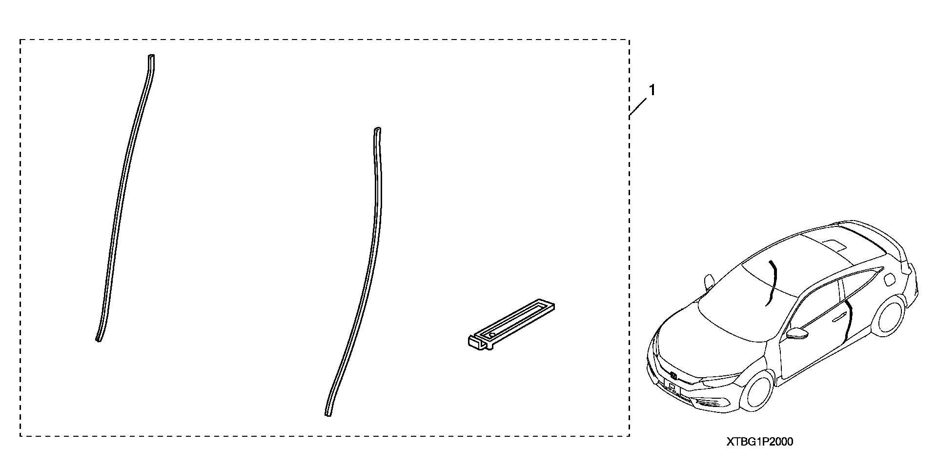 Full size assembly image of DOOR EDGE GUARD (1/1)