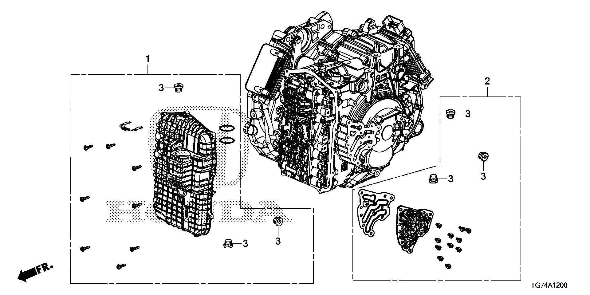 Full size assembly image of OIL PAN@COVER (9AT) (1/1)