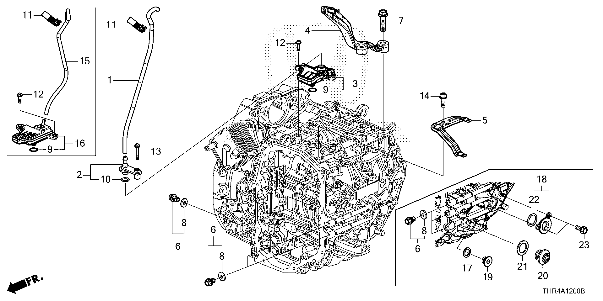 Diagram BREATHER TUBE (10AT) for your 2018 Honda Odyssey 3.5L i-VTEC V6 AT ELITE  