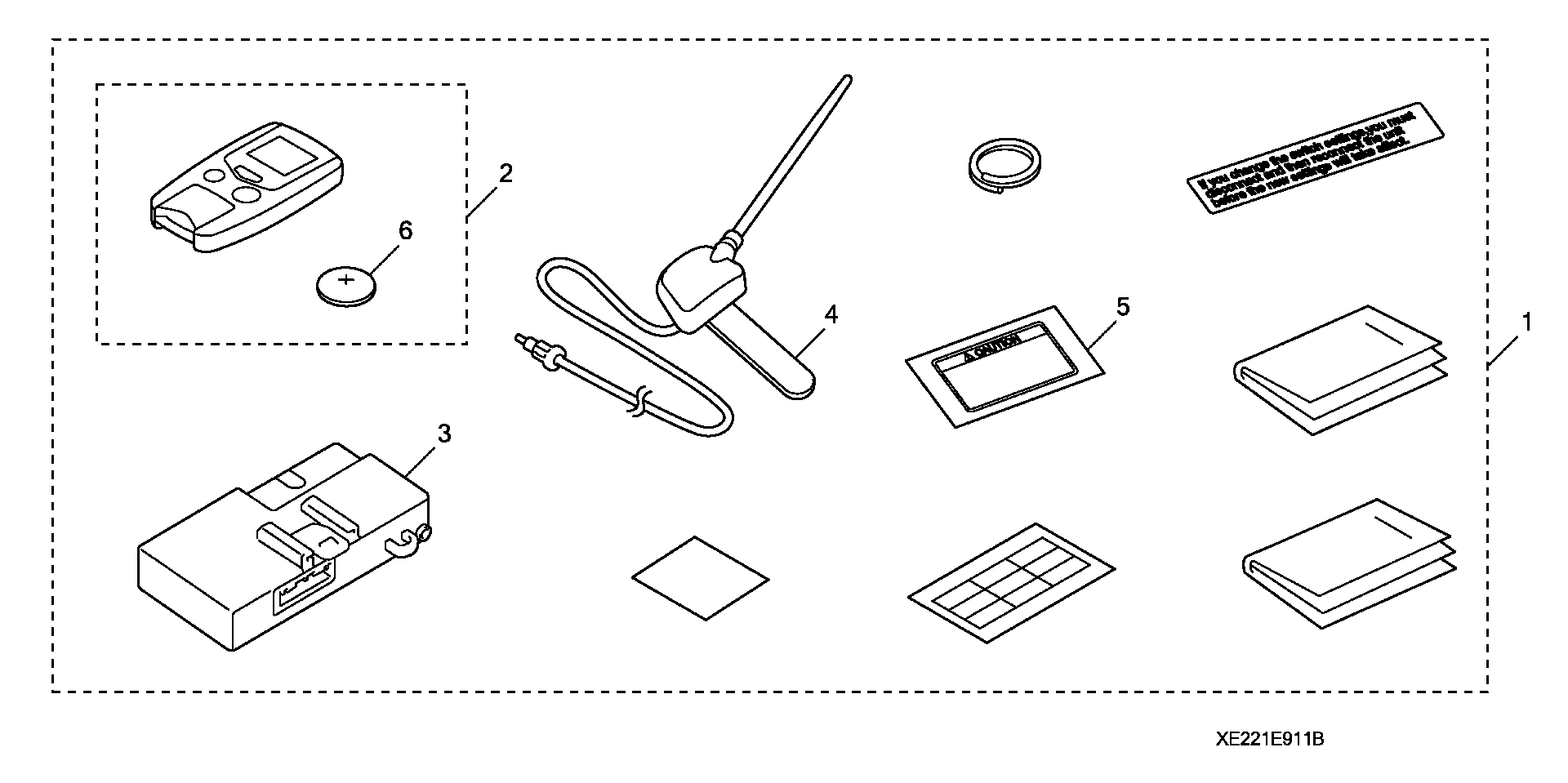 Full size assembly image of REMOTE ENGINE STARTER (1) (1/1)
