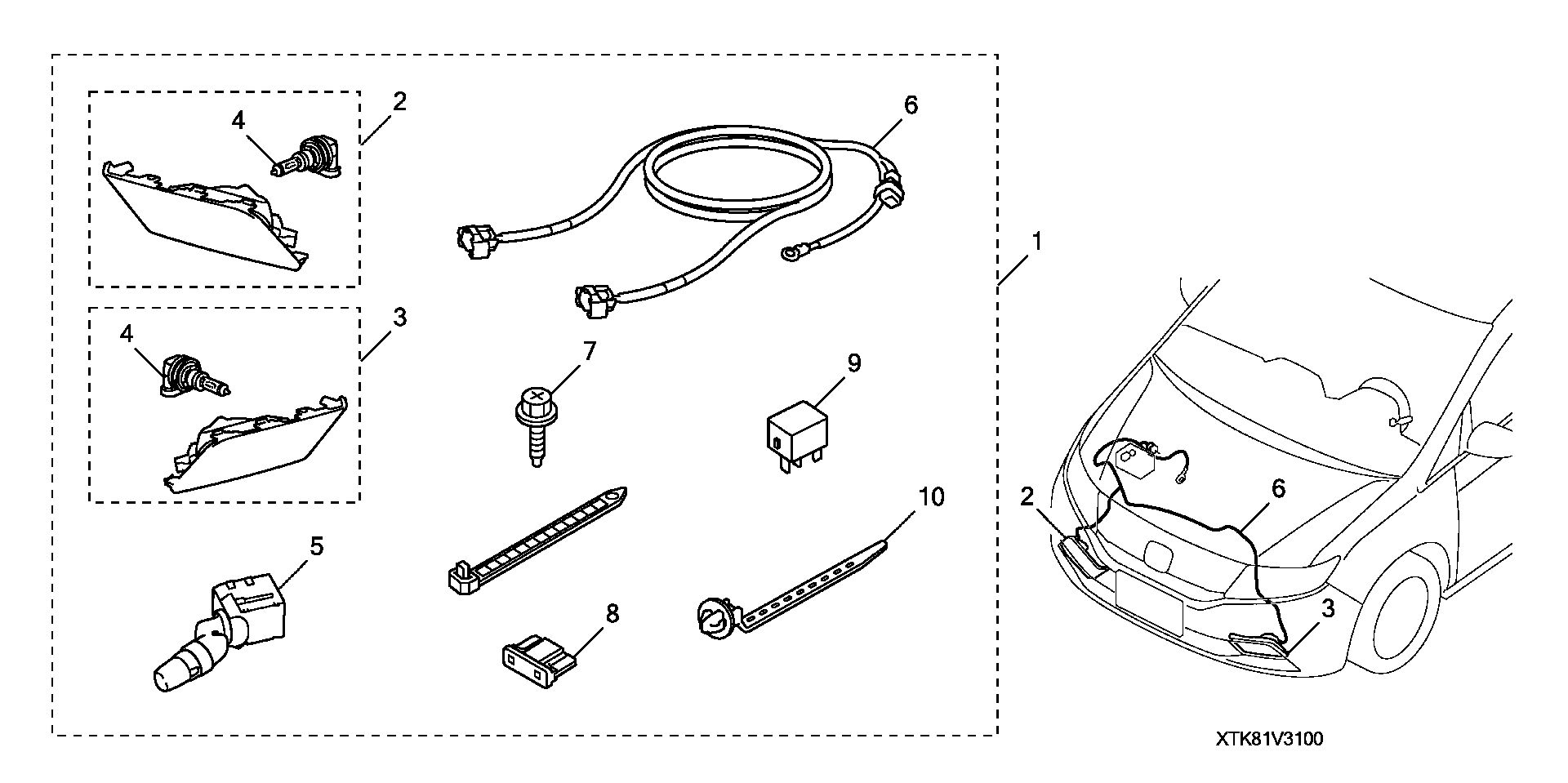 Full size assembly image of FOGLIGHT (1) (1/1)
