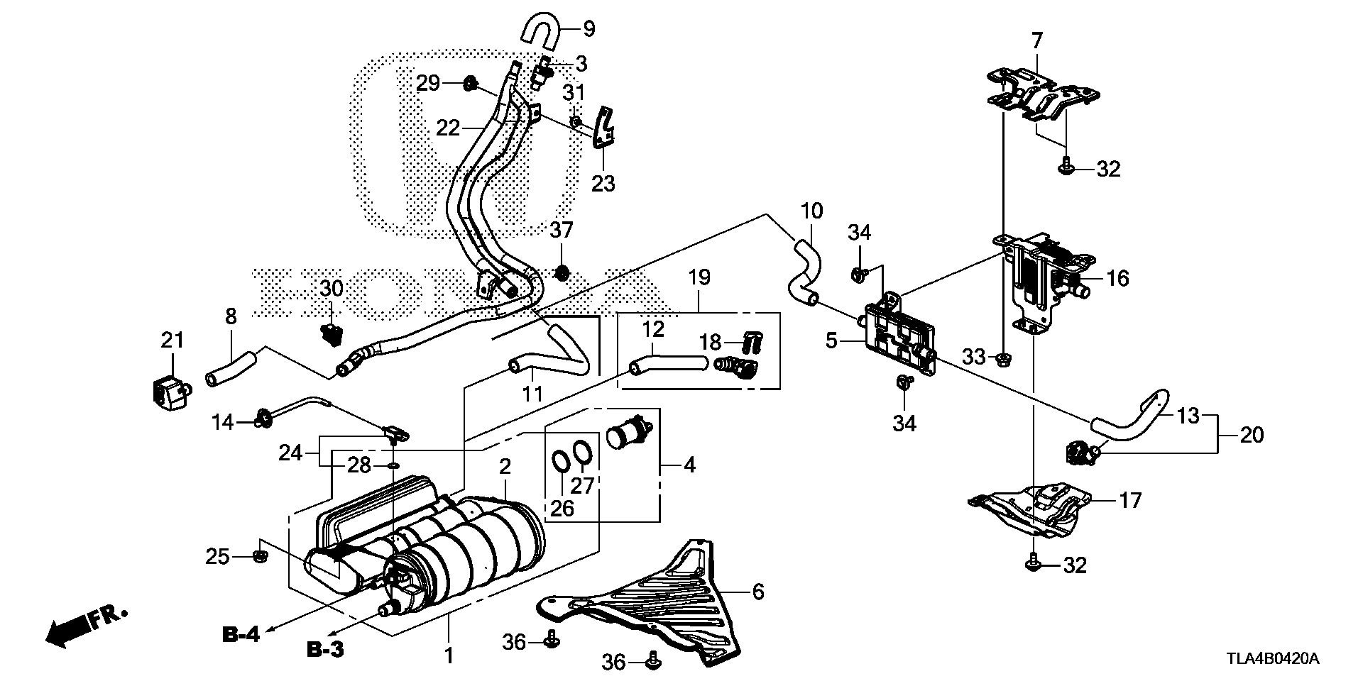 Full size assembly image of CANISTER (KA/KC) (1/1)