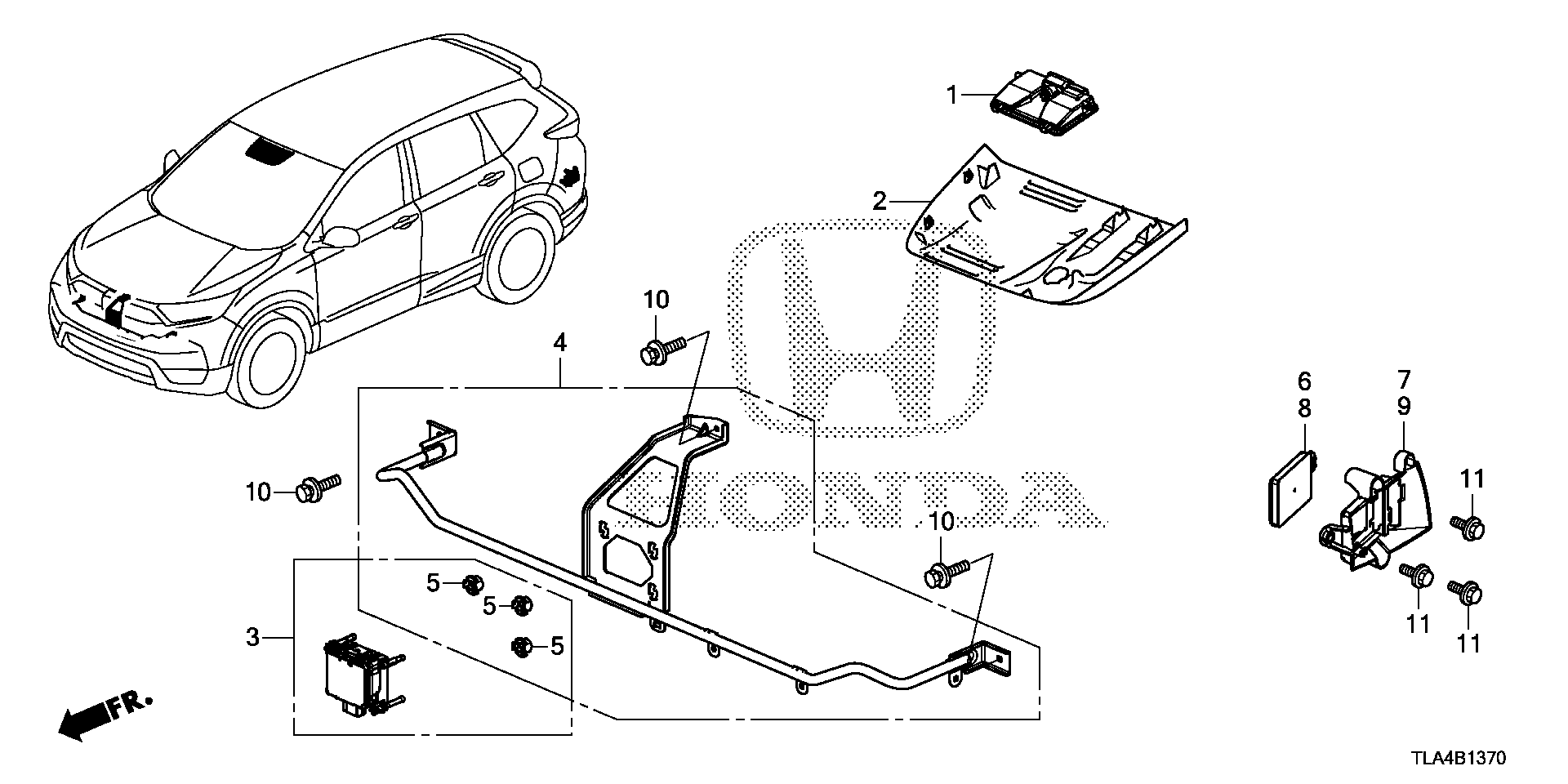 Diagram RADAR for your Honda CR-V  