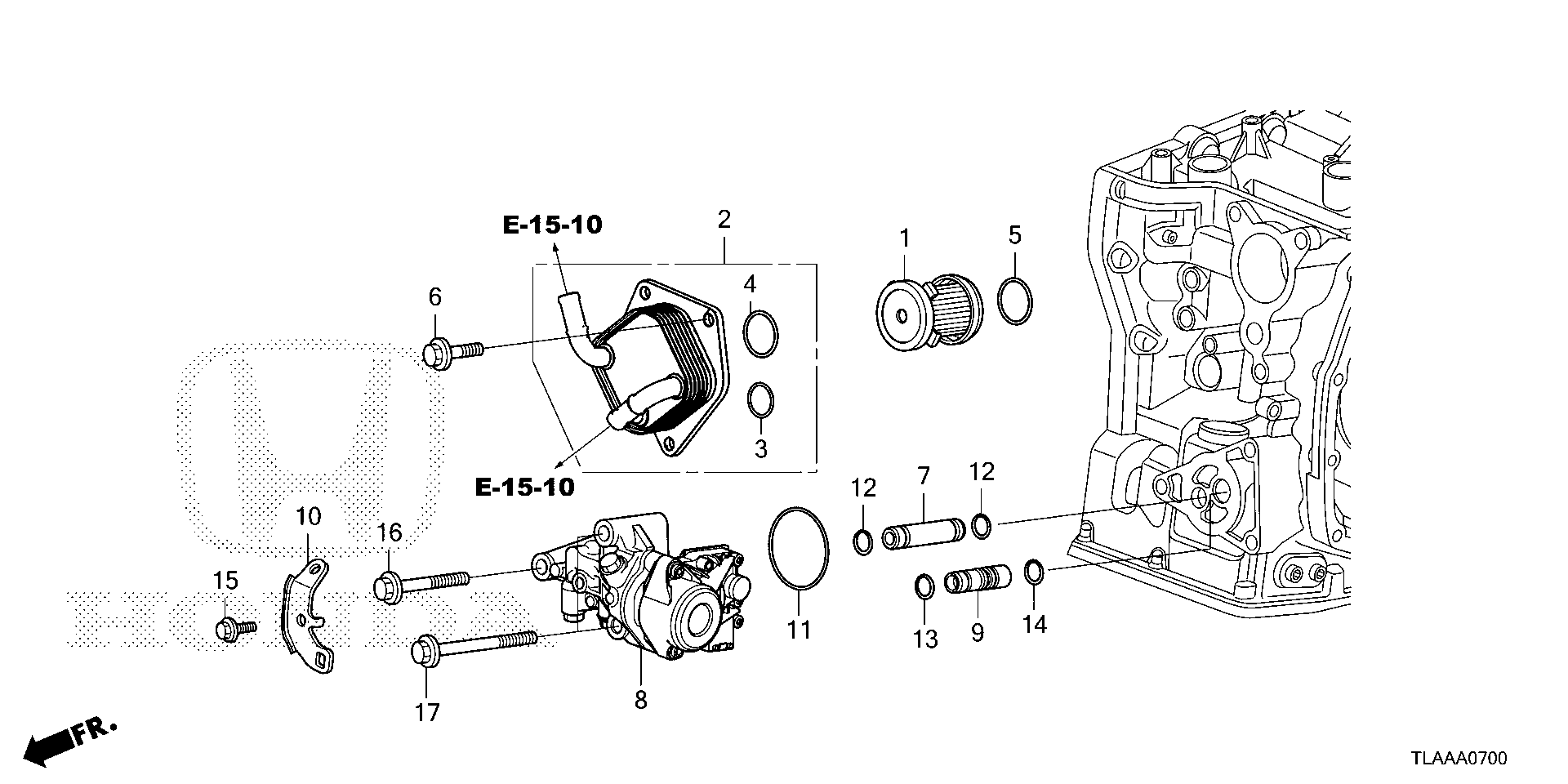 Full size assembly image of CVTF WARMER@ELECTRIC OIL PUMP (1/1)