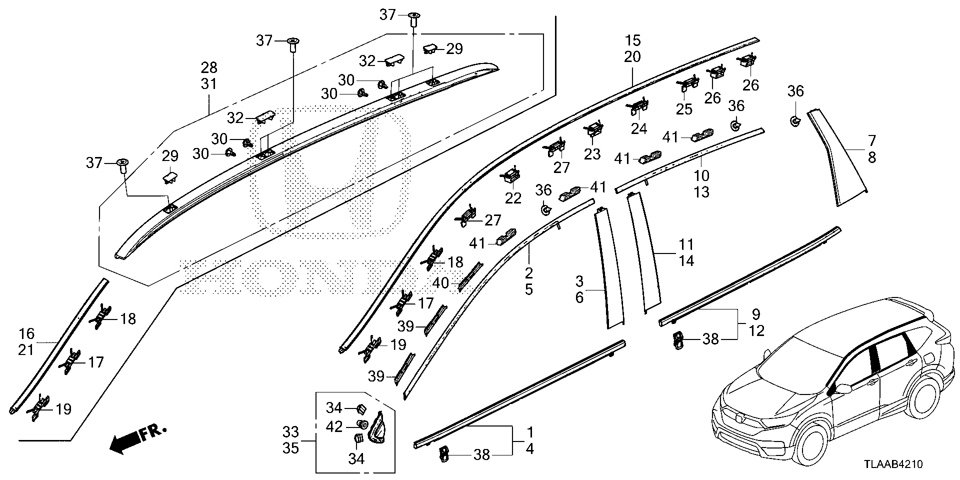 Full size assembly image of MOLDING (1/1)