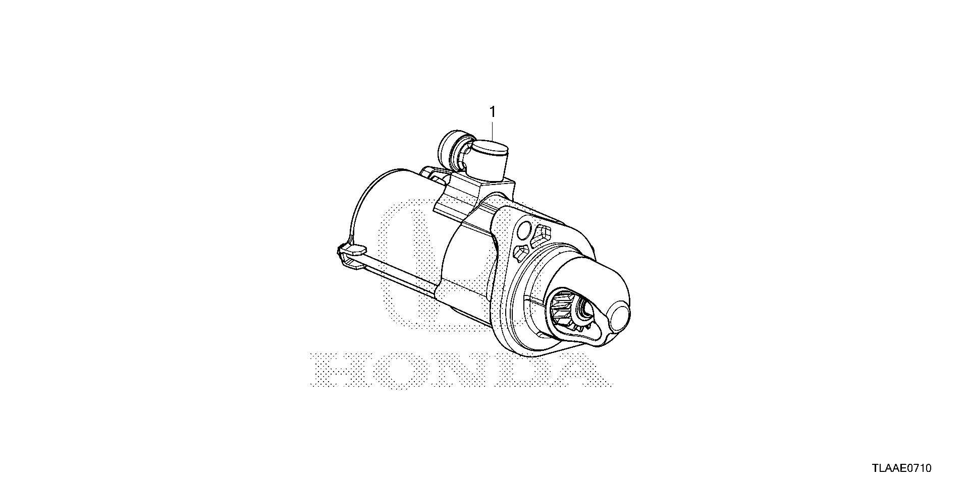 Honda CR-V Starter motor assy. (sm-75020)(mitsuba) - 31200-5AA-A11 ...