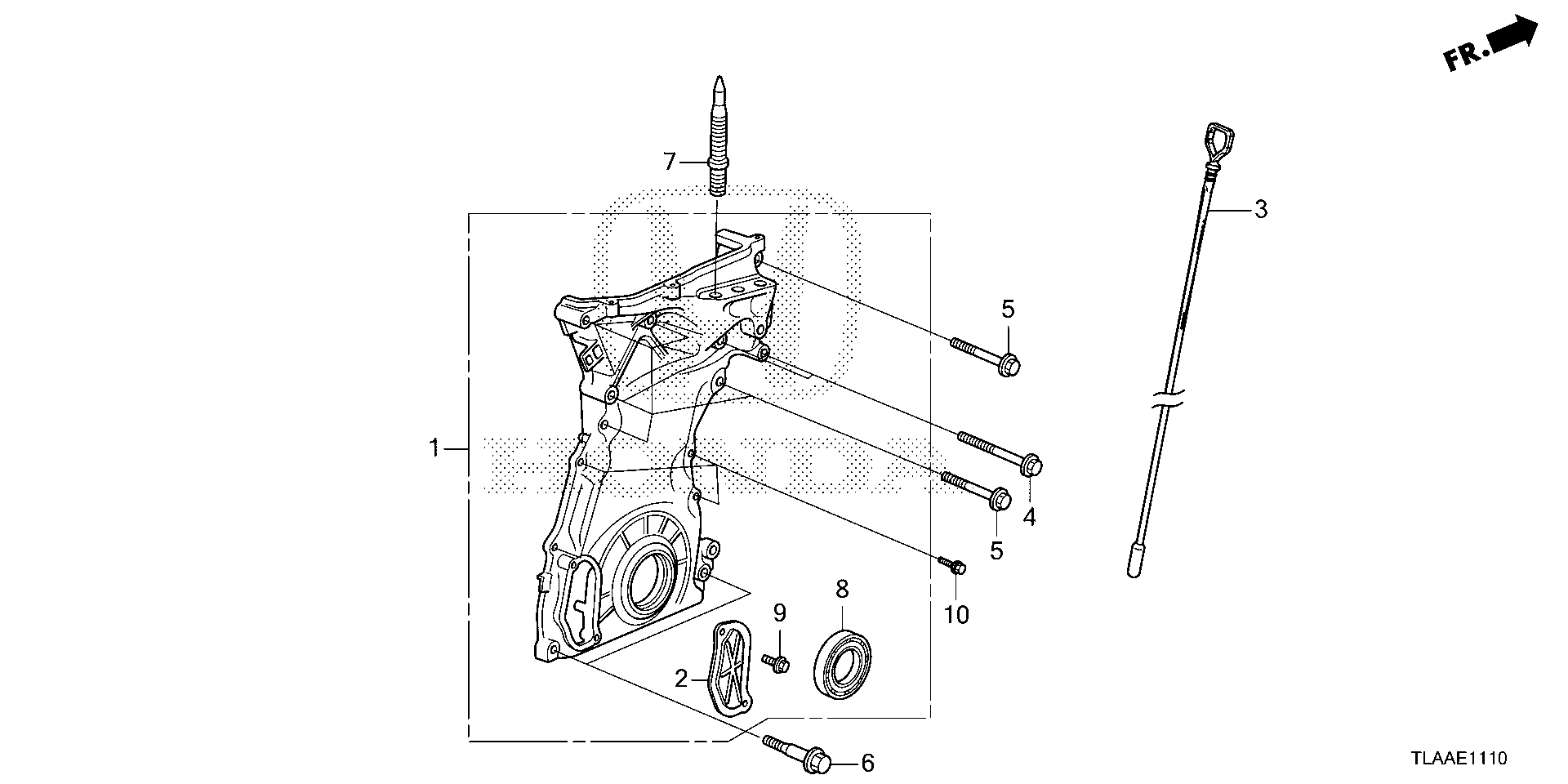 Full size assembly image of CHAIN CASE (1/1)