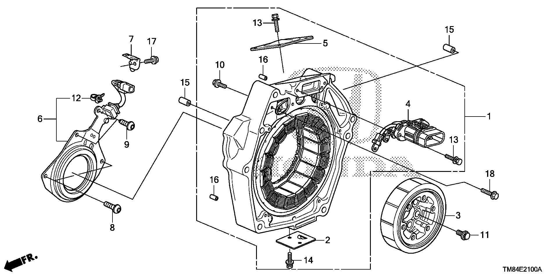 Diagram IMA MOTOR for your Honda