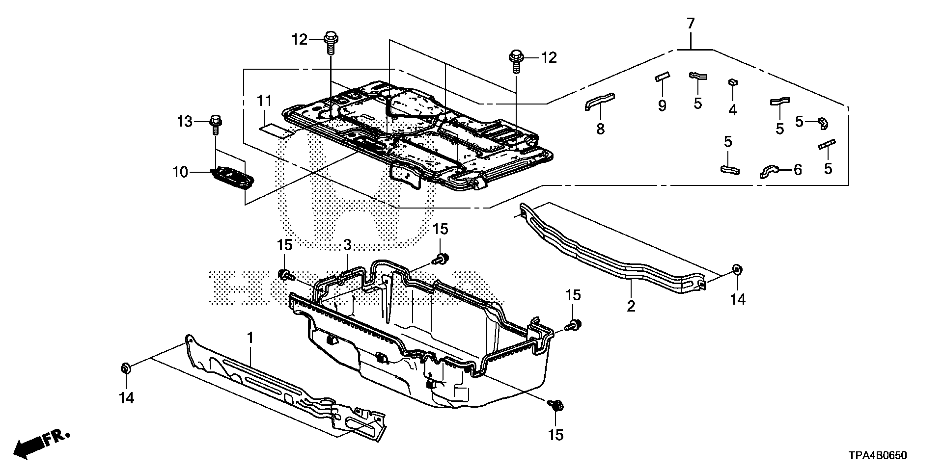 Diagram IPU COVER for your 2022 Honda Civic   