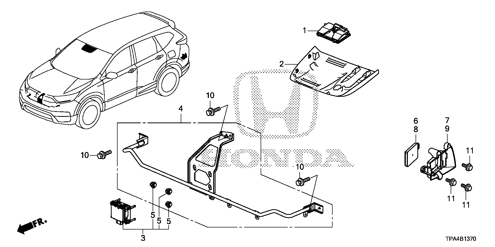 Diagram RADAR for your Honda CR-V  