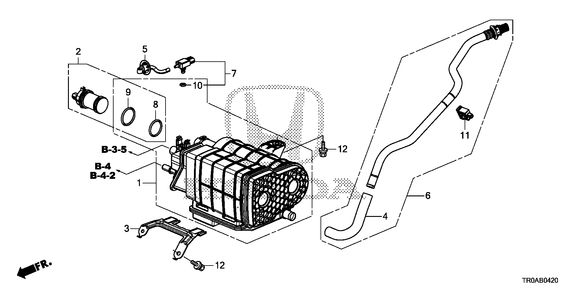 Diagram CANISTER (KA/KC/KL) for your 2007 Honda Civic   