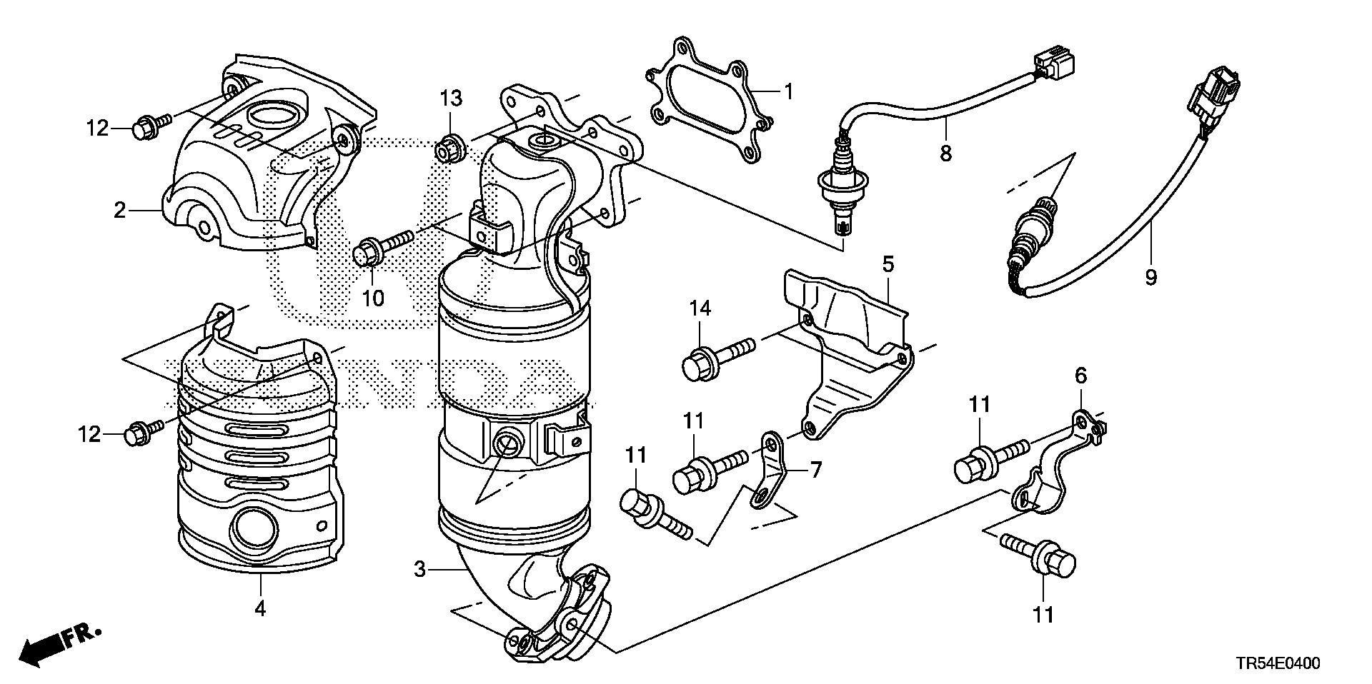 Diagram CONVERTER for your Honda