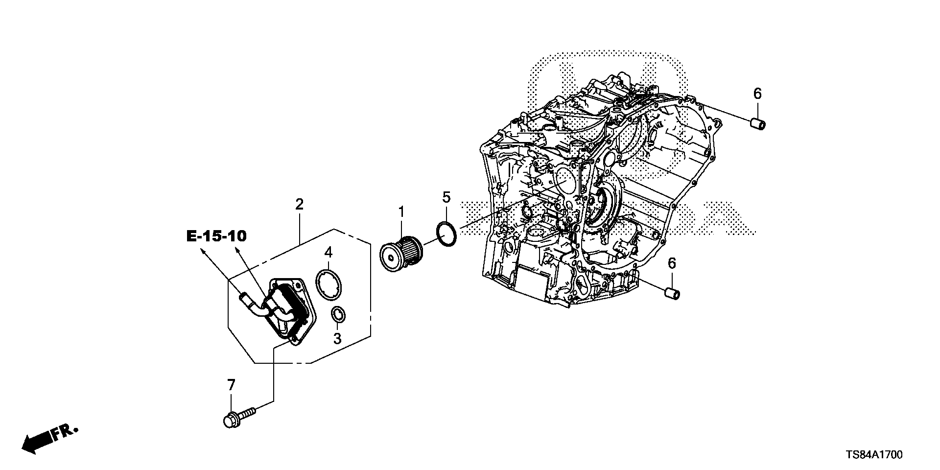 Diagram CVTF WARMER (CVT) for your Honda