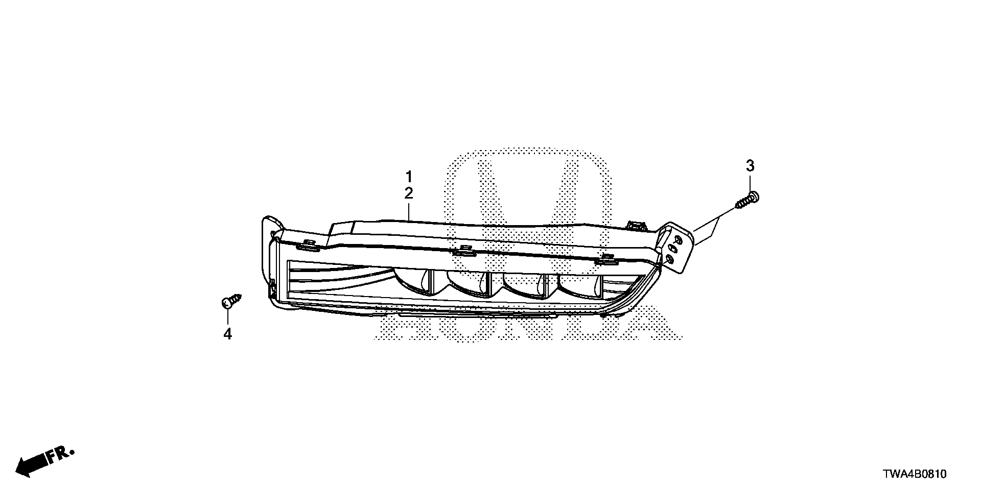 Diagram FOGLIGHT (1) for your Honda Accord  