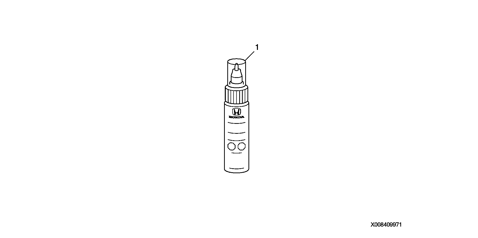 Diagram TOUCH-UP PAINT for your Honda Accord  