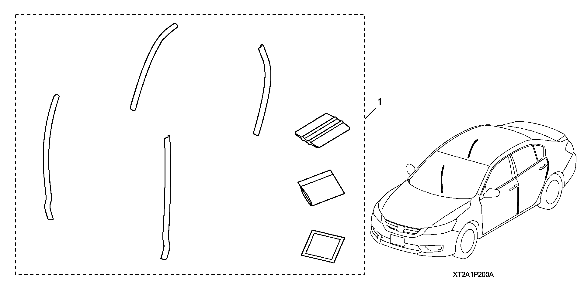 Full size assembly image of DOOR EDGE FILM (1/1)