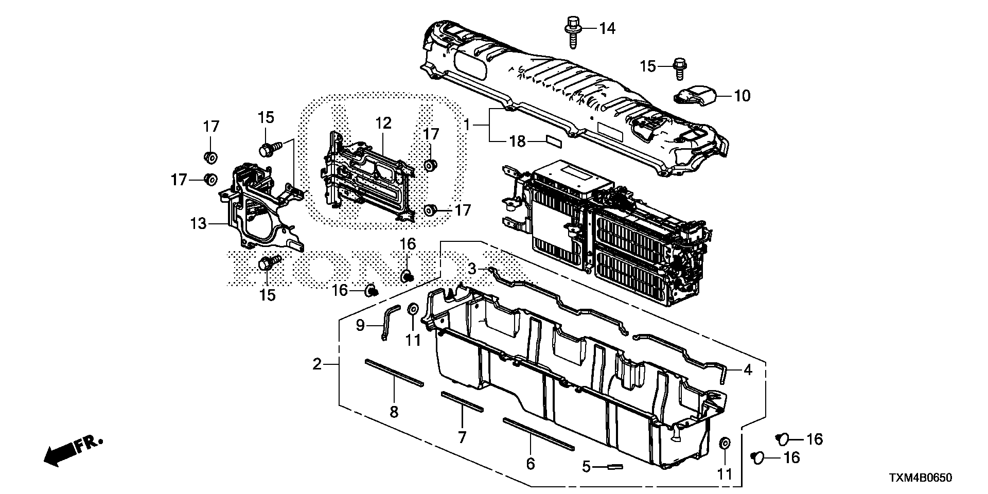 Diagram IPU COVER for your 2018 Honda Civic   