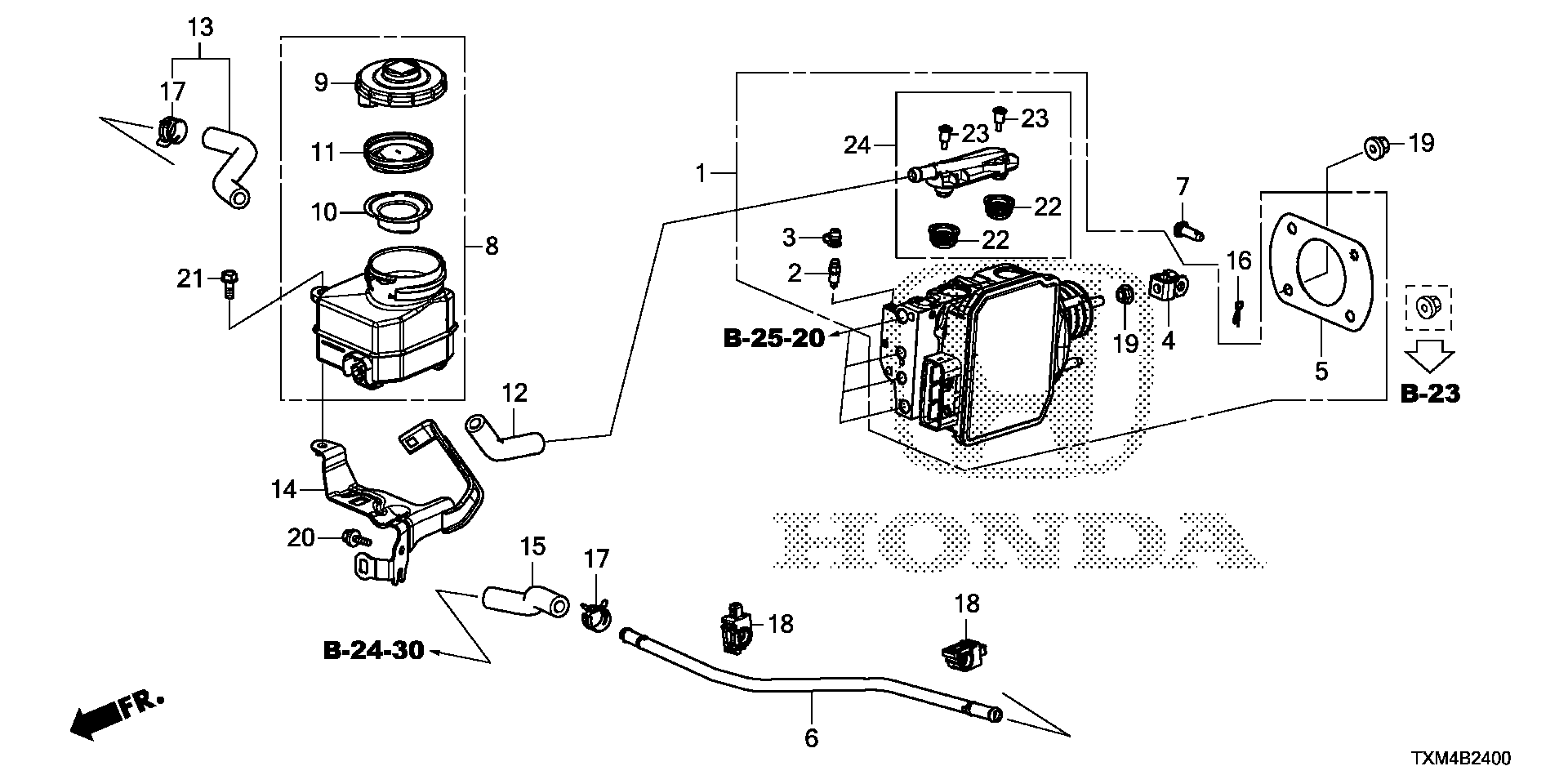 Diagram BRAKE OPERATING SIMULATOR for your 1987 Honda Civic Hatchback   