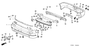 Image of CUSHION, BUMPER SIDE image for your 1994 Honda Civic Hatchback   