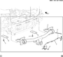 Image of BOLT, FR. STABILIZER SHAFT BRACKET image for your Honda