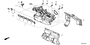 Image of GASKET, IN. PORT image for your 2000 Honda Civic Hatchback   