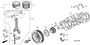 Image of PULLEY, CRANKSHAFT image for your 2000 Honda Civic   