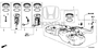 Image of MODULE SET, FUEL PUMP image for your 2014 Honda Pilot   