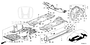 Image of COVER ASSY., RR. FLOOR (LOWER) image for your 1989 Honda Accord   