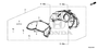 Image of METER ASSY., COMBINATION (REWRITABLE) image for your 2022 Honda Pilot   