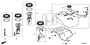 Image of MODULE SET, FUEL PUMP image for your Honda