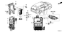 Image of BRACKET ASSY., RR. FUSE BOX image for your 1997 Honda Civic Hatchback   