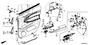 Image of WEATHERSTRIP, FR. DOOR (LOWER) image for your 1990 Honda Accord Coupe 2.2L MT LX 