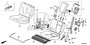 Image of HEADREST ASSY., RR. CENTER *YR507L*(SHADOW BEIGE). image for your Honda