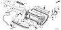 Image of HINGE, R. TRUNK image for your 1990 Honda Accord Coupe 2.2L MT LX 