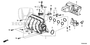 Image of GASKET, EGR PORT image for your 2000 Honda Civic Hatchback   