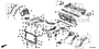 Image of PLATE SET, L. FR. SIDE BACK image for your 1997 Honda Accord Coupe 2.2L AT LX 