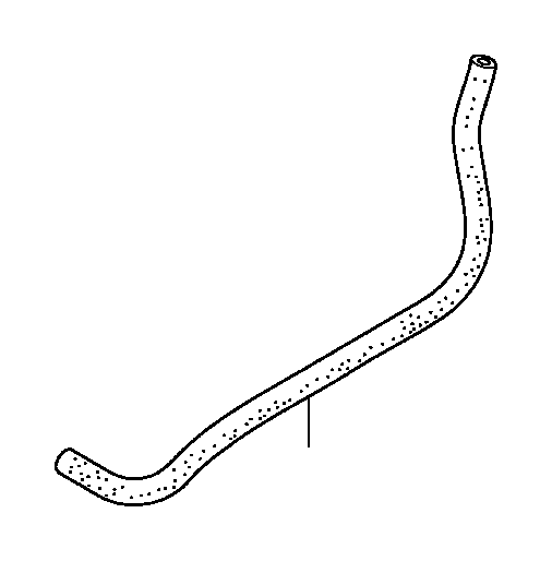 Honda Civic Hatchback Bulk hose, vacuum (3.5x8000) (2.5x215). (3 ...