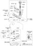 Diagram FRONT CASE ASSEMBLY  (3300 CC - LAMBDA) for your 2016 Hyundai VELOSTER