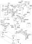 Diagram REAR SUSPENSION CONTROL ARM for your 2014 Hyundai VELOSTER